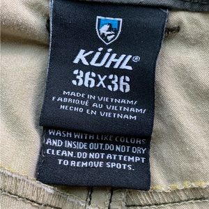 KUHL Men’s 36x36 Revolvr Pants Khaki Grey